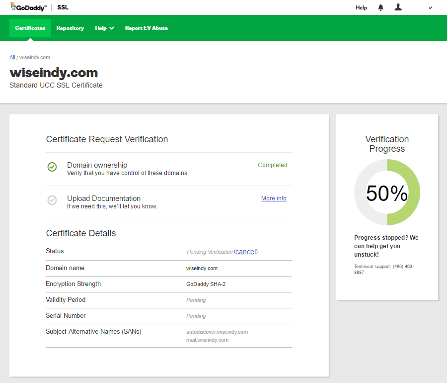 renew exchange 2010 certificate